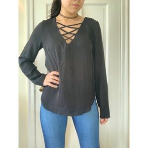 Forever 21 Black Blouse
